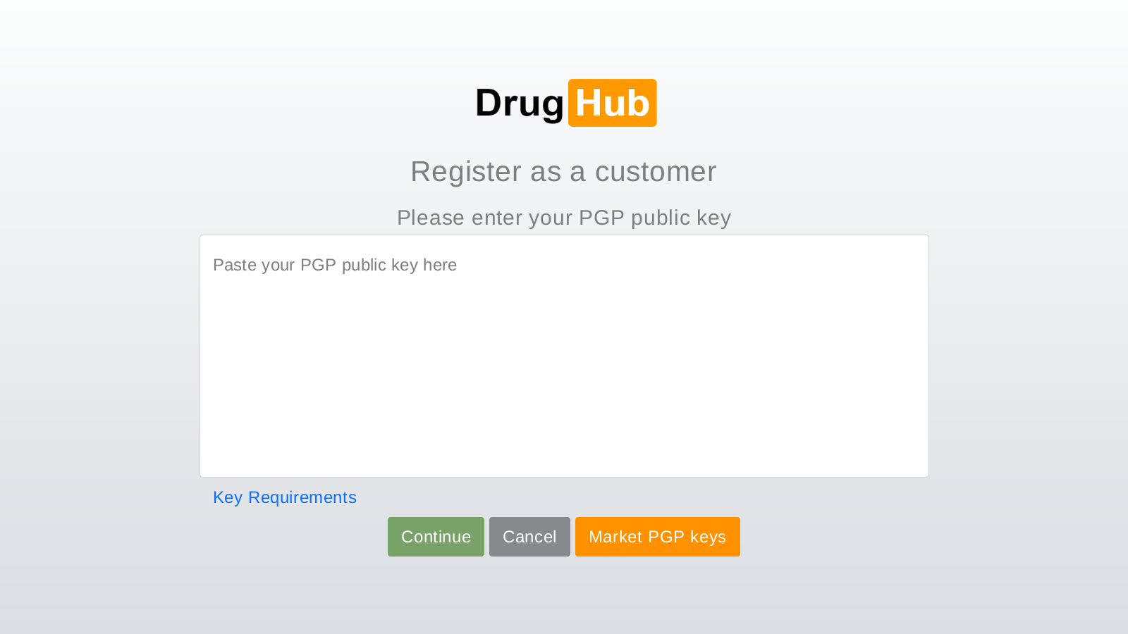 DrugHub Account Registration